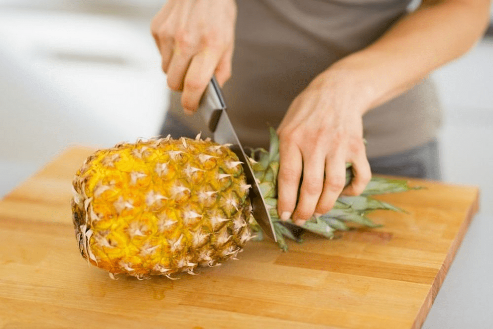 kuchini oshirish uchun ananas